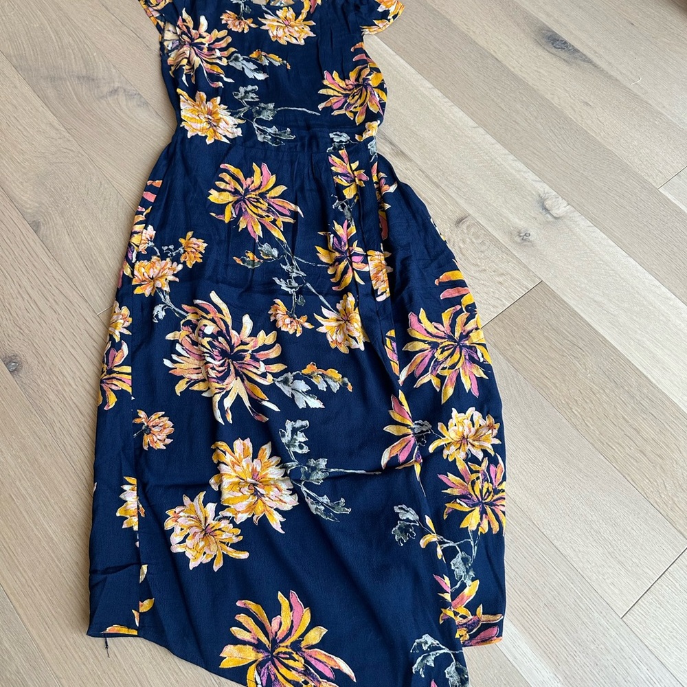Leith Women’s Floral Navy Dress size XXS